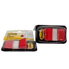 Banderitas 3M 680 Post It Rojo 12 Piezas c/50 Hojas c/u