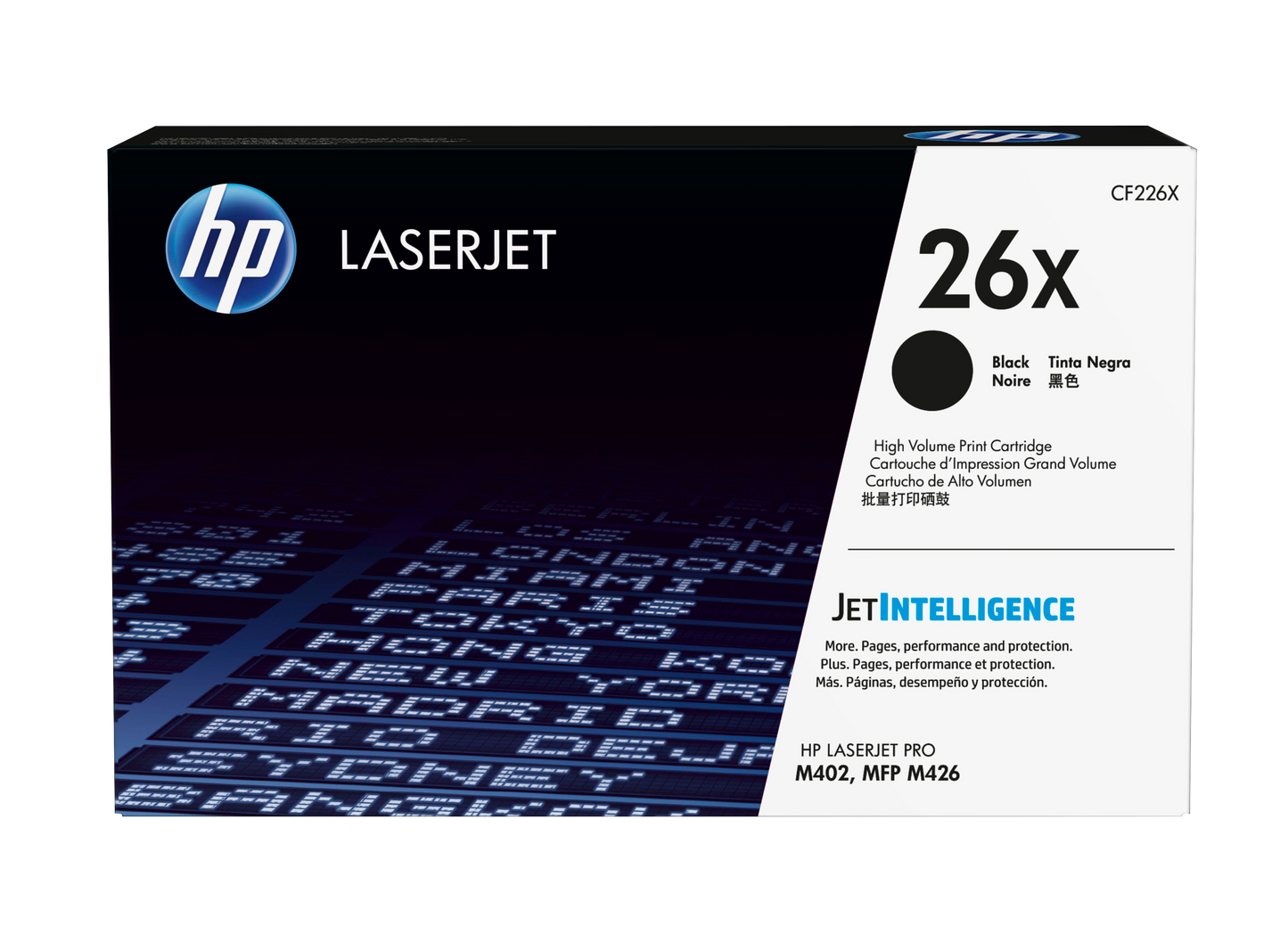 Toner hp 26x negro alto rendimiento