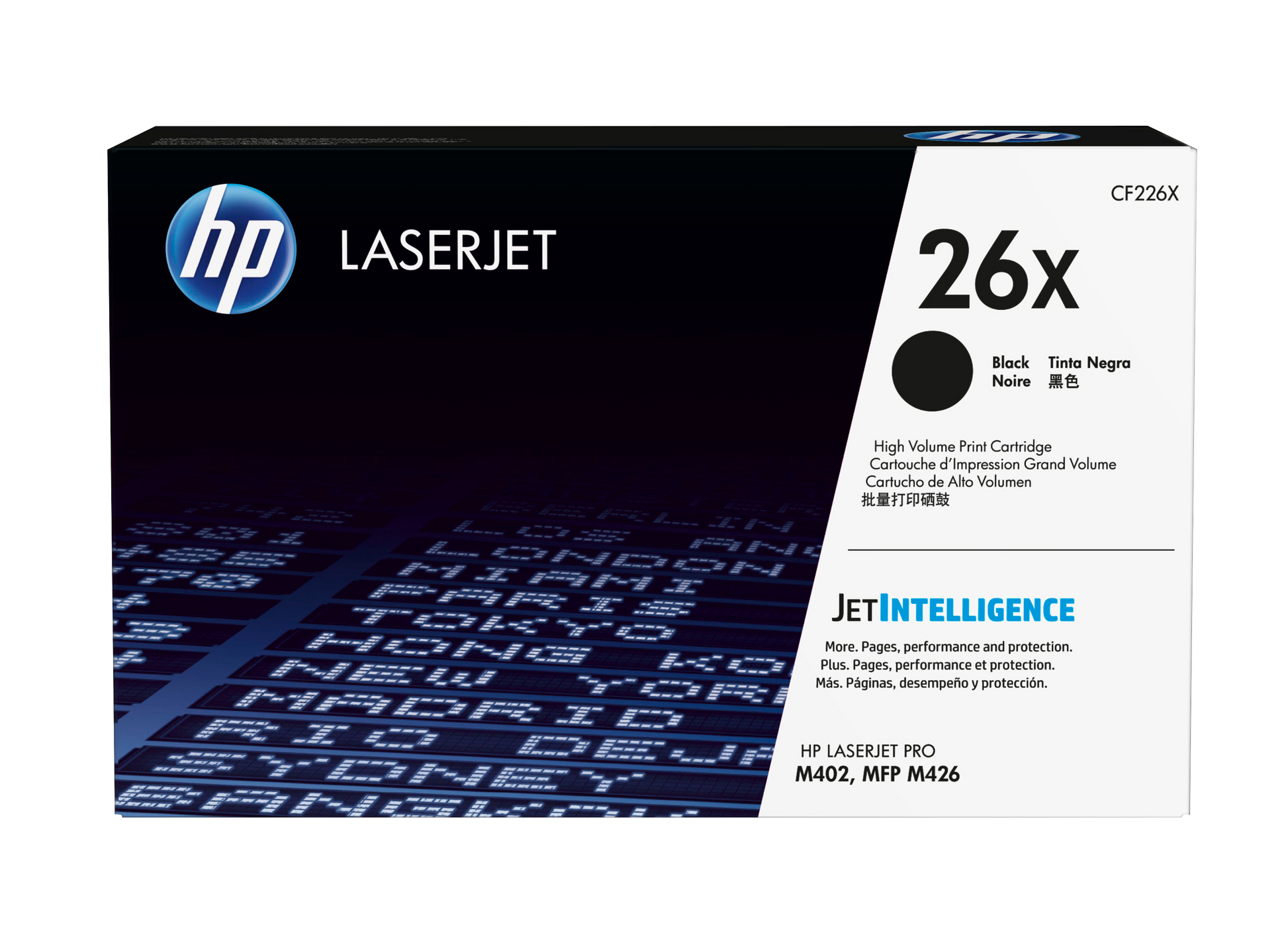 Toner hp 26x negro alto rendimiento