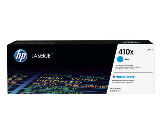 Toner hp 410x cian alto rendimiento