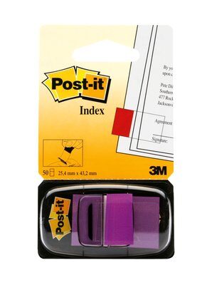 Banderitas 3m 680 post it violeta 12blocks 50hjsc/u