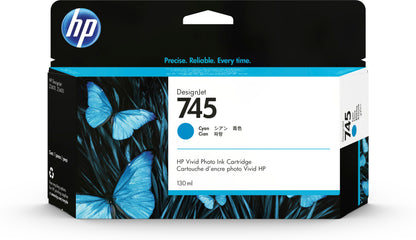 Tinta hp lf 745 cian 130ml