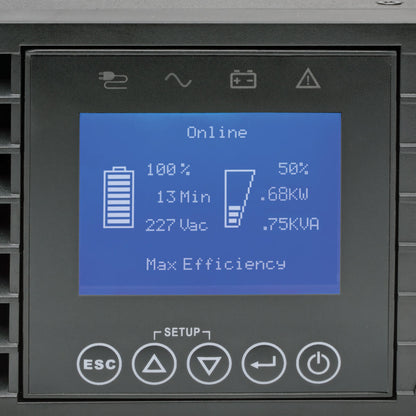 UPS de Doble Conversión Tripp Lite 208V/230V 2200VA 1.98kW 9 Tomacorrientes Autonomía Extendida/Ranura para Tarjetas