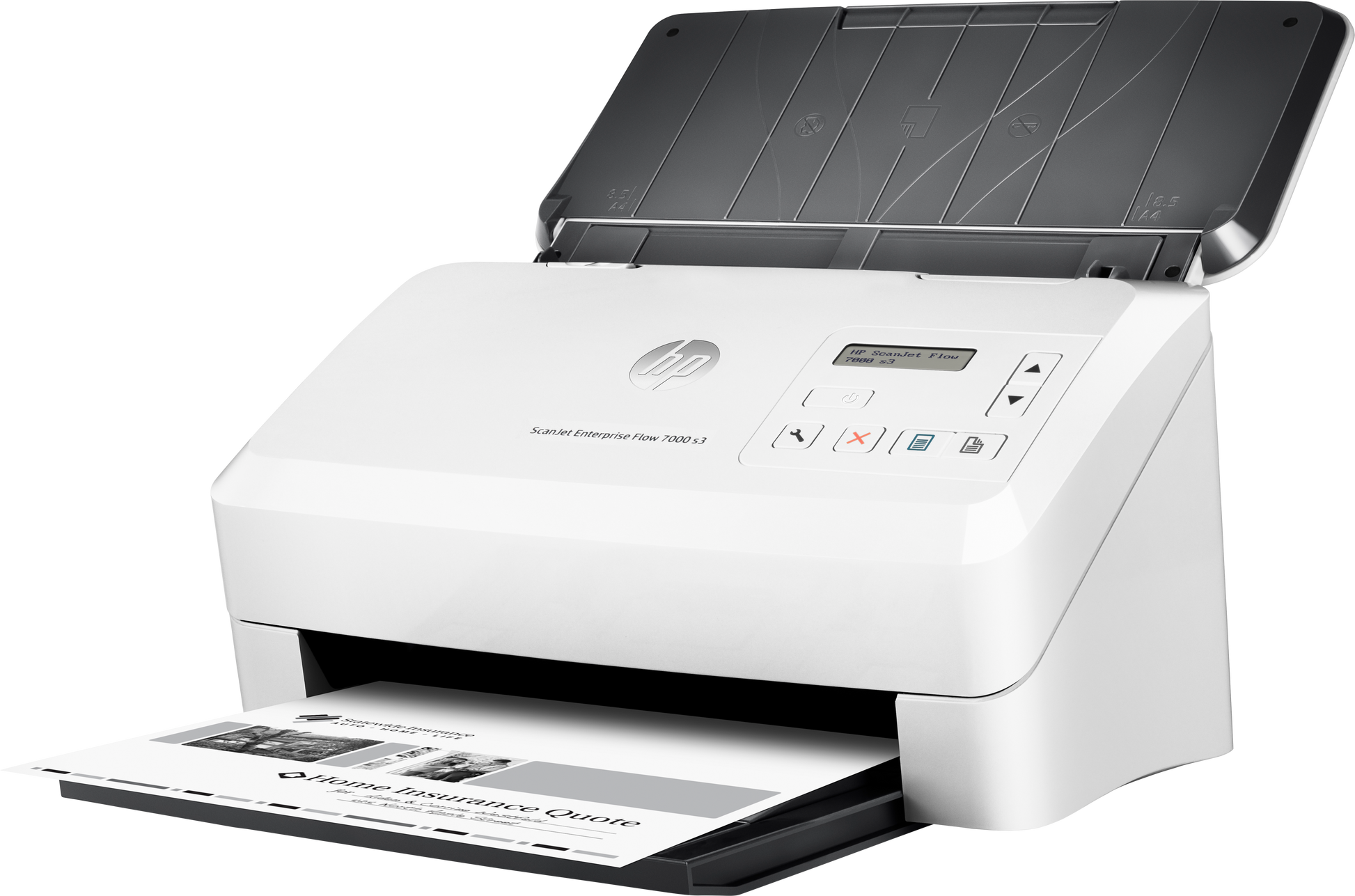 Escáner HP ScanJet Enterprise Flow 7000 s3 Resolución 600 dpi