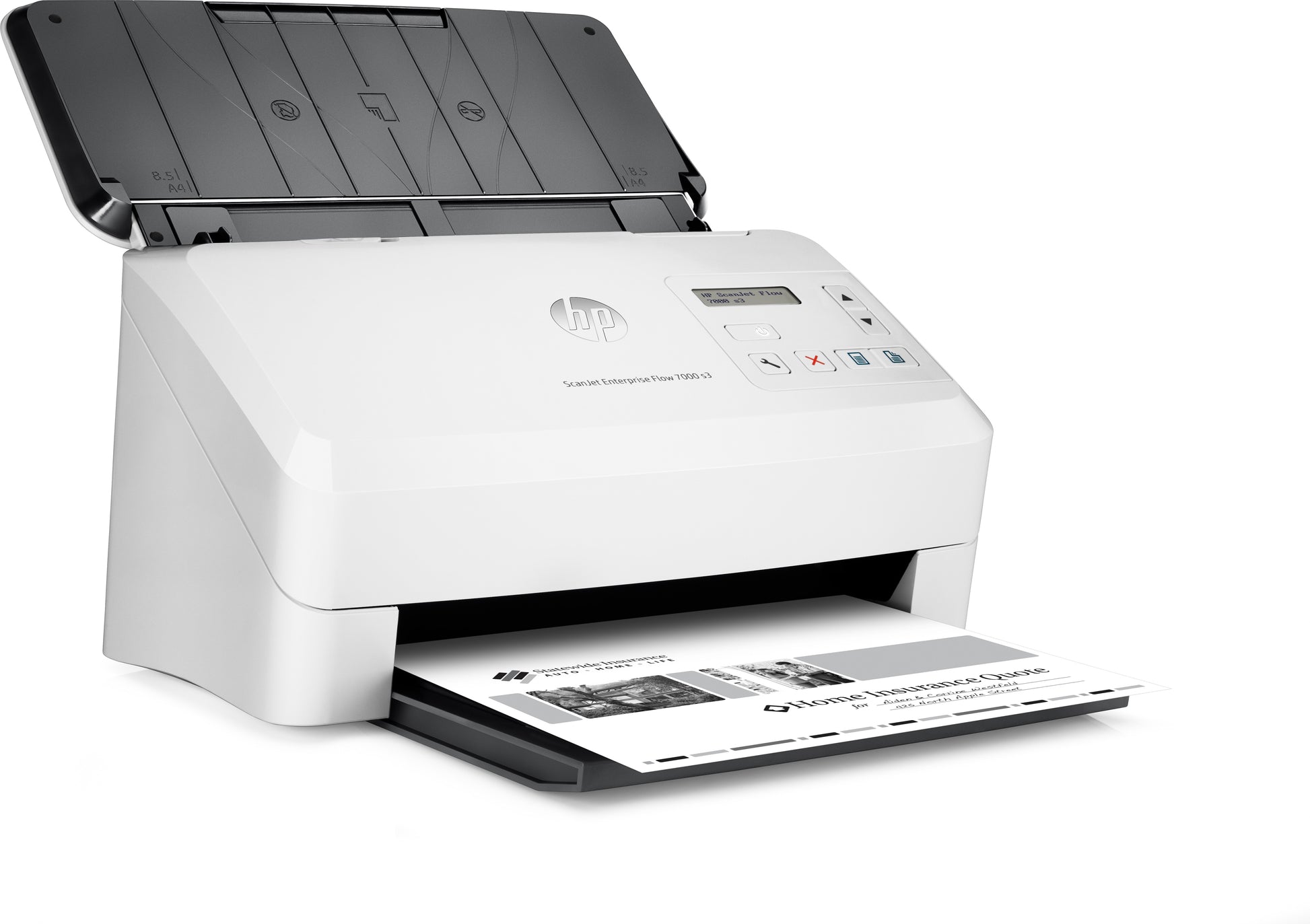 Escáner HP ScanJet Enterprise Flow 7000 s3 Resolución 600 dpi