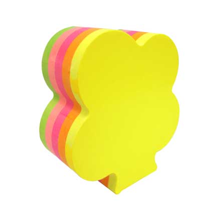 Cubo mae neon 64x67mm 5 colores arbol 250 hojas