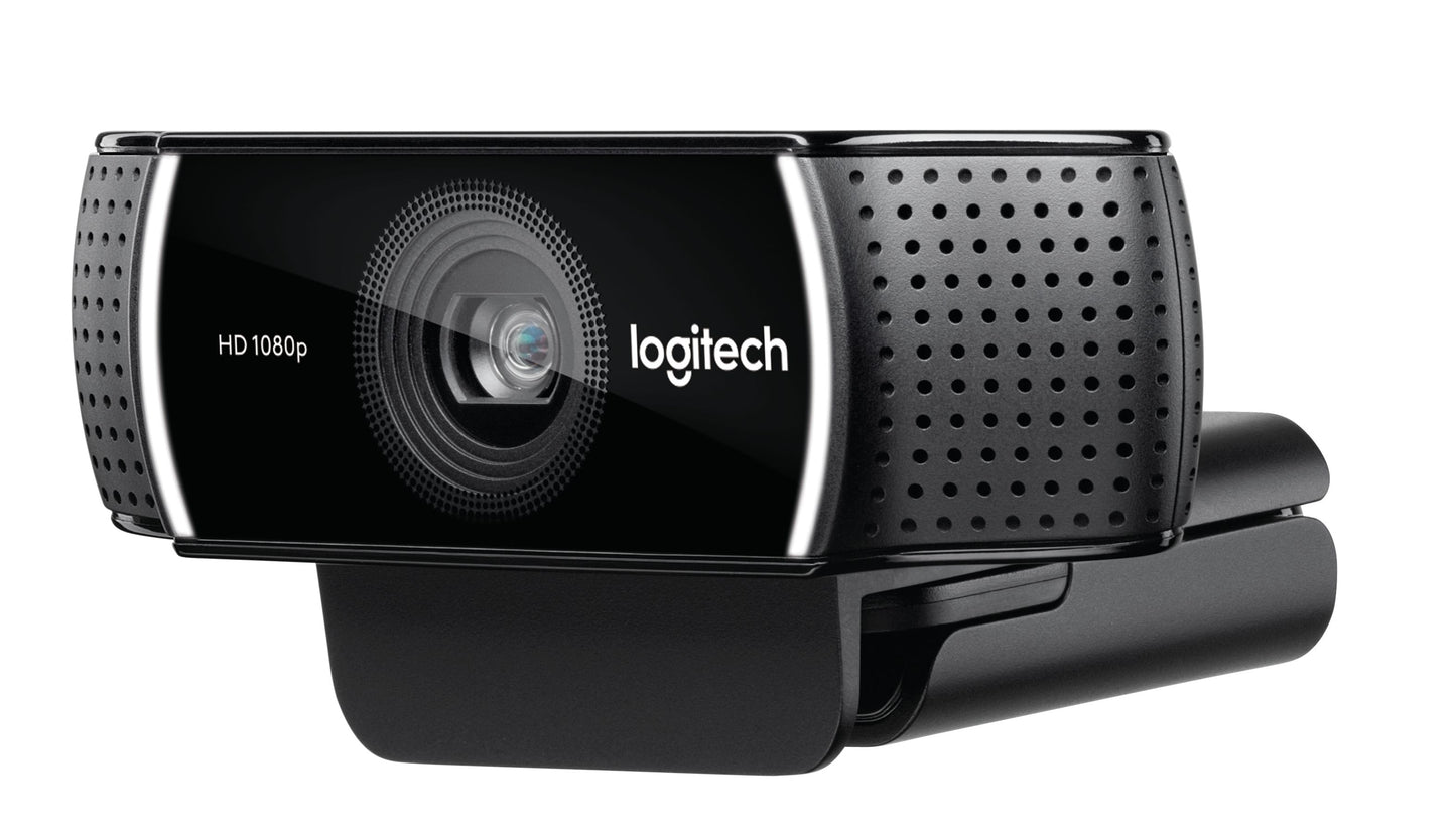 Camara Web Logitech C922 Pro para Streaming HD 1080p USB Color Negro
