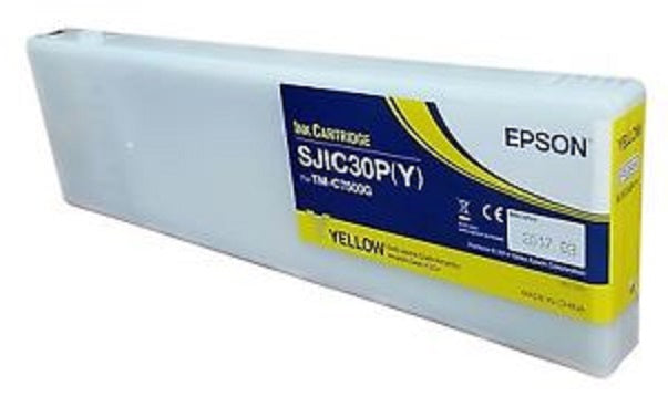 Tinta Epson SJIC30P ColorWorks TM-C7500G Color Amarillo