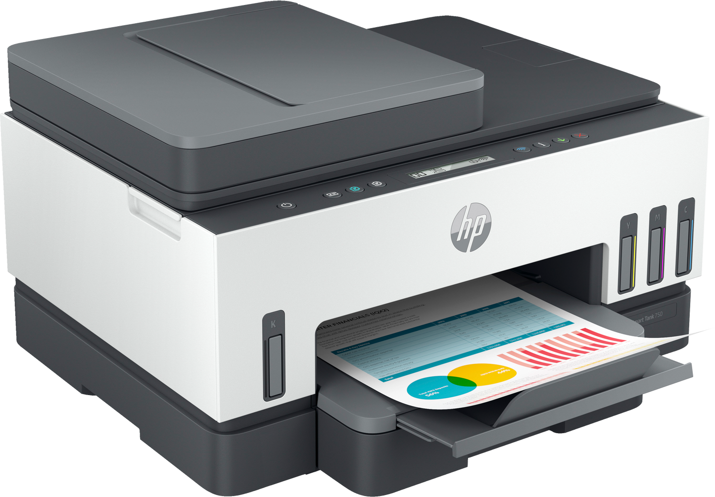 Multifuncional HP Smart Tank 750 Color A4 15PPM/9PPM
