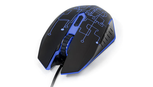 Mouse Vorago Gamer MO-501 Óptico Iluminado 3200 dpi USB Color Negro