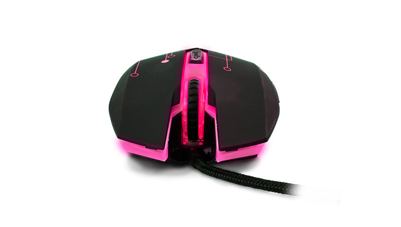 Mouse Vorago Gamer MO-501 Óptico Iluminado 3200 dpi USB Color Negro