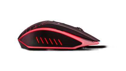 Mouse Vorago Gamer MO-501 Óptico Iluminado 3200 dpi USB Color Negro