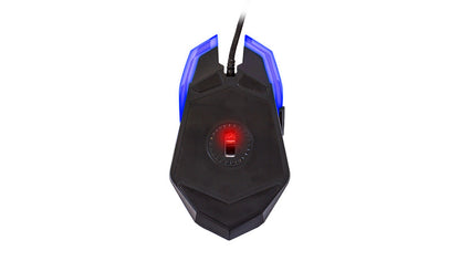 Mouse Vorago Gamer MO-501 Óptico Iluminado 3200 dpi USB Color Negro
