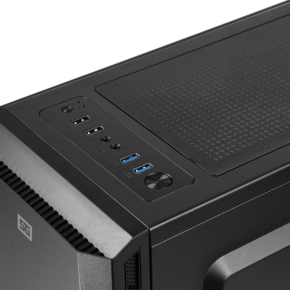 GABINETE START THE GAME CSG-530 mATX CRISTAL USB 3.0 S/FTE NEGRO