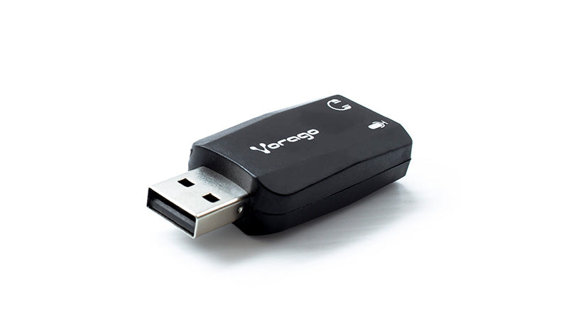 Adaptador vorago adp-201 usb- audio 3.5mm 5.1 microfono