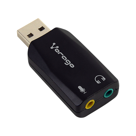 Adaptador vorago adp-201 usb- audio 3.5mm 5.1 microfono