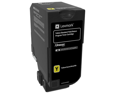 Tóner Lexmark Rendimiento Estándar Programa Retorno CS720DE Color Amarillo