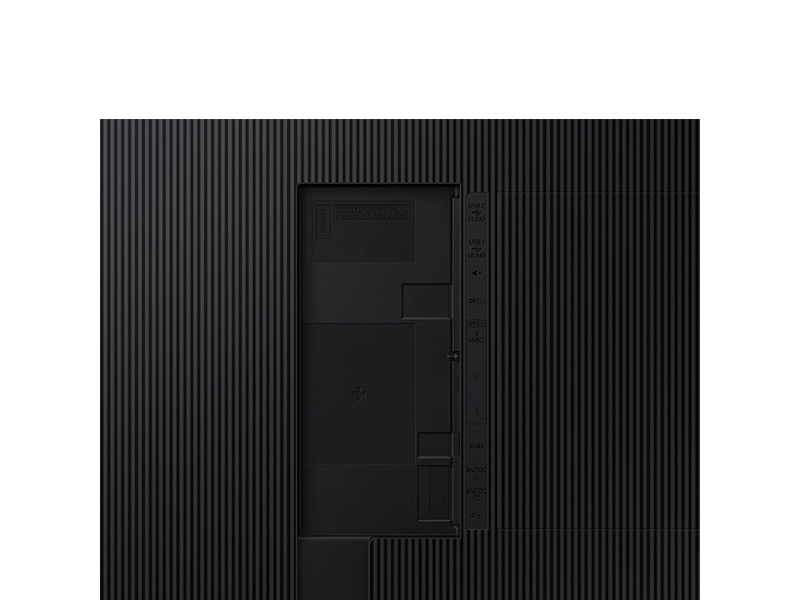 Pantalla Samsung Smart Signage 65" (LFD) Monitor Edge LED BLU UHD Resolución 3840 x 2160 Panel VA HDMI/USB/RJ45/DP
