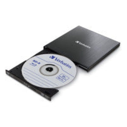 Grabador Externo Blu Ray Verbatim Slimline Color Negro