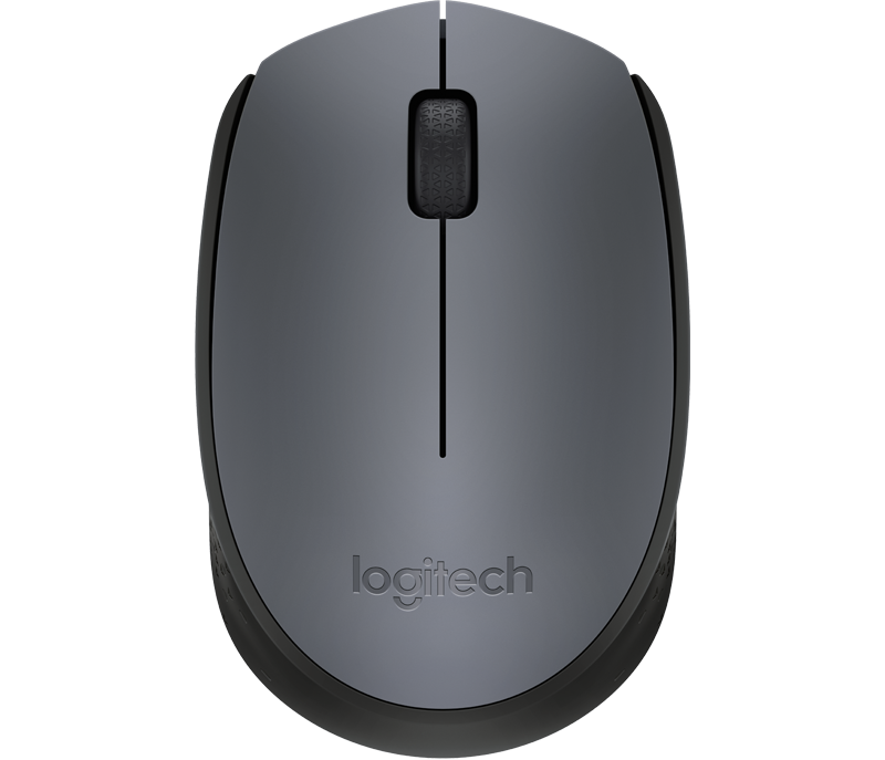 Mouse Logitech M170 Inalámbrico Plug and Play USB Color Negro-Gris