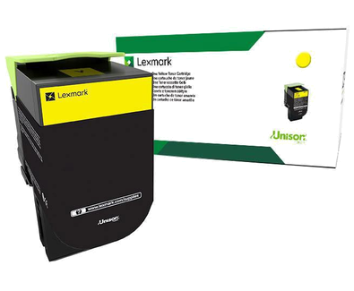 Toner lexmark amarillo alto rendimiento cs317/cx317/cs417/cx