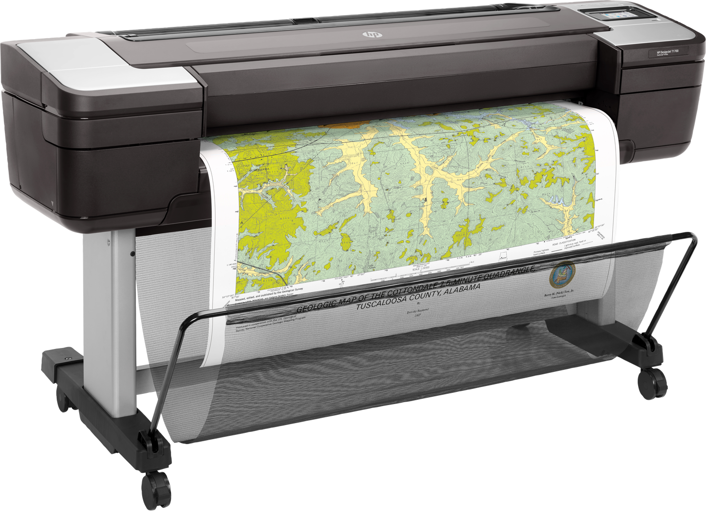 Plotter HP DesingJet T1700 CAD-GIS Inyección de Tinta 44" Resolución 2400x1200