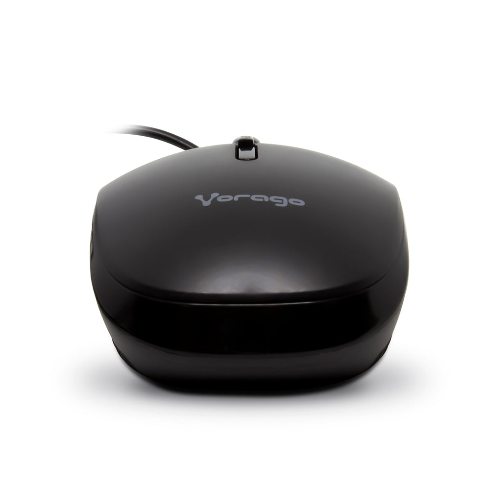 Mouse Vorago MO-100 Óptico Alámbrico USB 800/1200dpi Color Negro