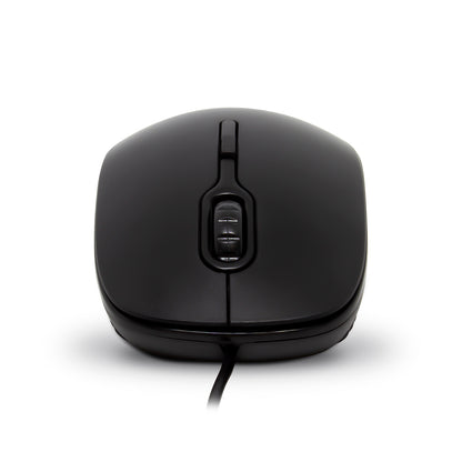 Mouse Vorago MO-100 Óptico Alámbrico USB 800/1200dpi Color Negro