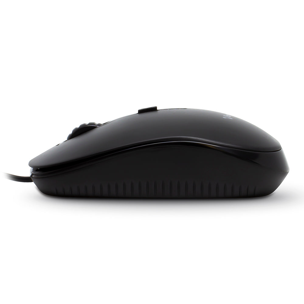 Mouse Vorago MO-100 Óptico Alámbrico USB 800/1200dpi Color Negro