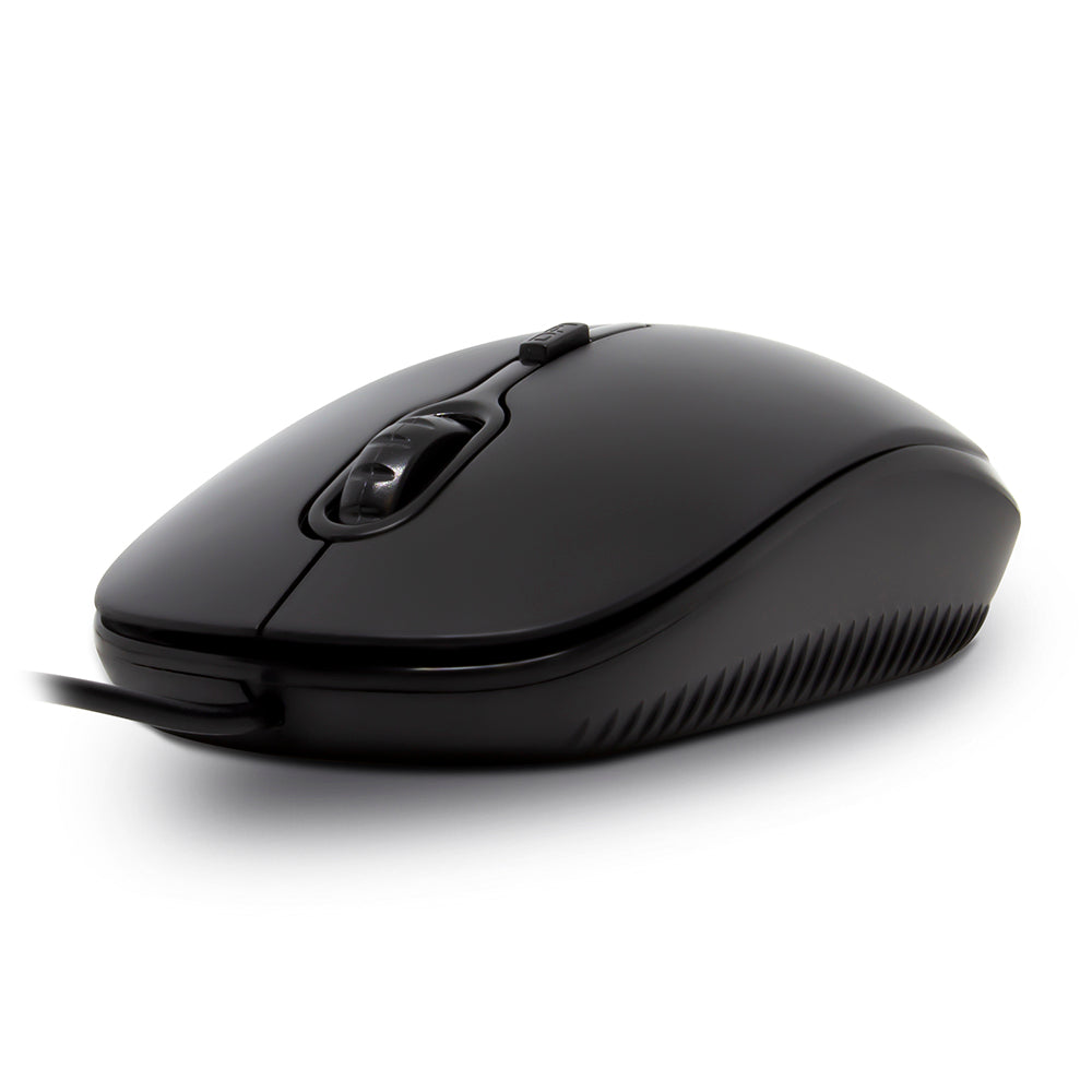 Mouse Vorago MO-100 Óptico Alámbrico USB 800/1200dpi Color Negro