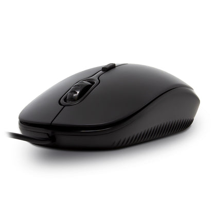 Mouse Vorago MO-100 Óptico Alámbrico USB 800/1200dpi Color Negro