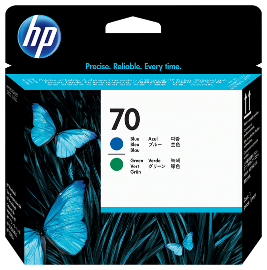 Cabezal HP LF de Impresión 70 Color Azul-VerdeCabezal HP LF de Impresión 70 Color Azul-Verde