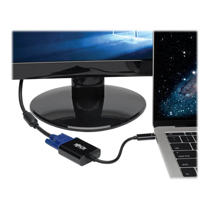 Adaptador Tripp Lite USB-C a VGA con Modo Alterno DP 1.2 Color Negro