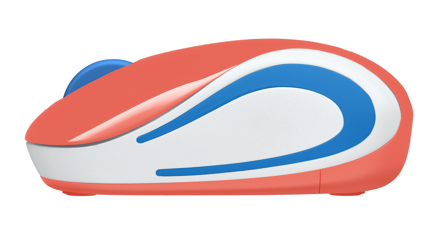Mouse Logitech M187 Mini Inalámbrico 1000 dpi Color Coral