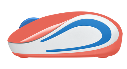 Mouse Logitech M187 Mini Inalámbrico 1000 dpi Color Coral