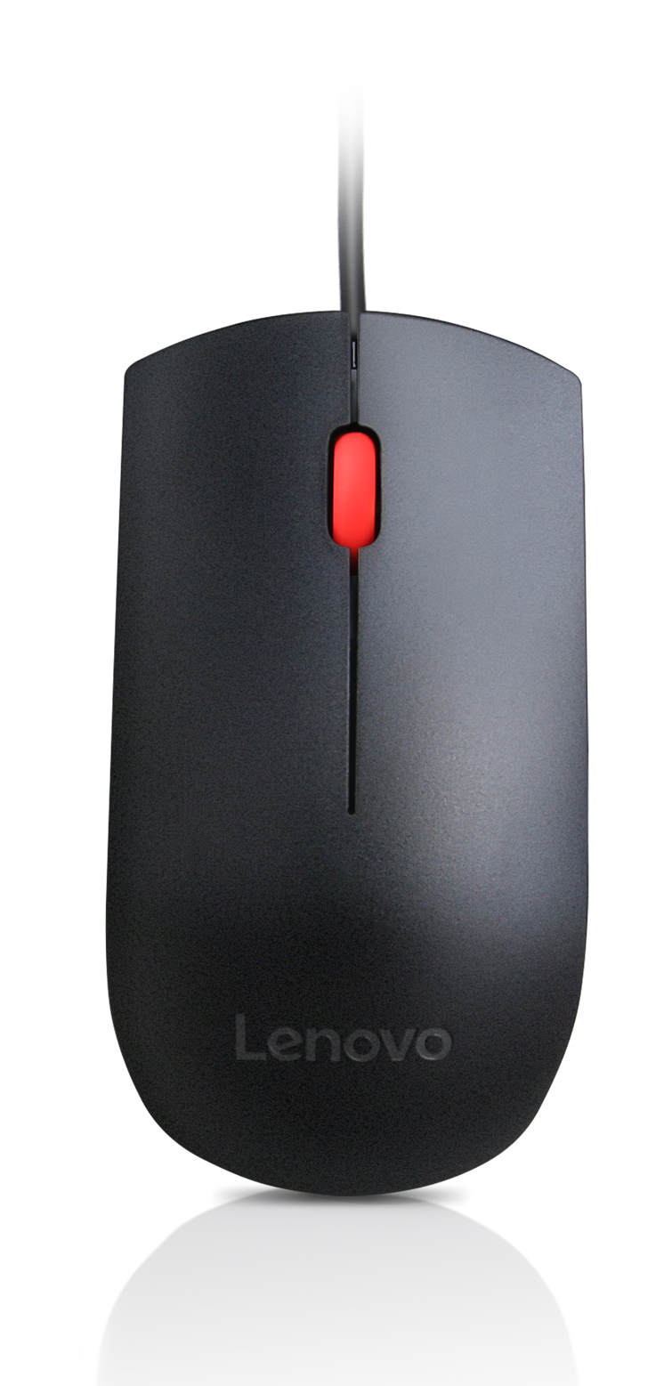 Mouse Lenovo Essential USB 1600dpi Color Negro