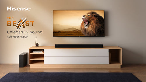 Barra de Sonido Hisense 2.1ch Soundbar With Wireless Subwoofer