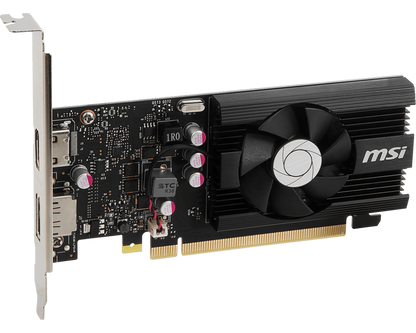 Tarjeta Gráfica MSI NVIDIA GeForce GT1030 2GB OC DDR4 PCIe HDMI/DP Bajo Perfil