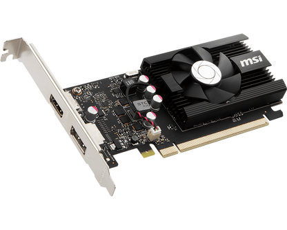 Tarjeta Gráfica MSI NVIDIA GeForce GT1030 2GB OC DDR4 PCIe HDMI/DP Bajo Perfil