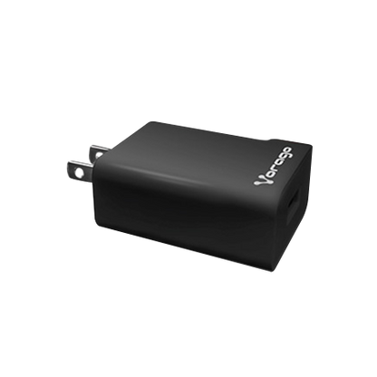 Cargador Vorago AU-302 Pared Carga Rápida 2.4A USB Color Negro