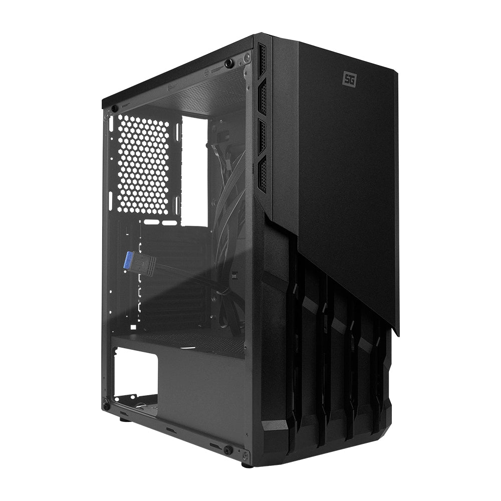 GABINETE START THE GAME CSG-530 mATX CRISTAL USB 3.0 S/FTE NEGRO