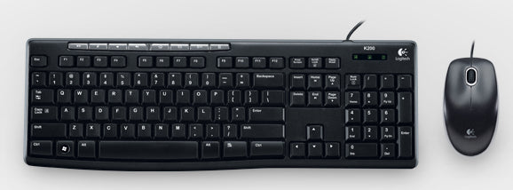 Teclado y Mouse Logitech Media Combo MK200