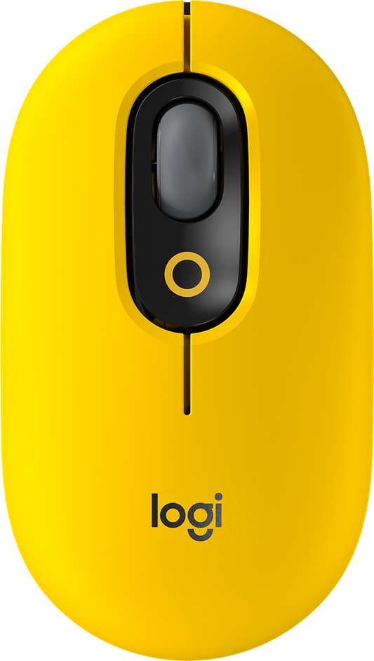 Mouse Logitech Pop Inalámbrico con Función Emojis Personalizable 1000dpi Color Blast