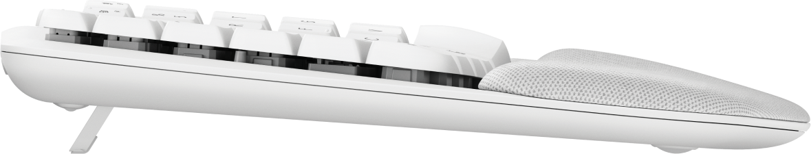 Teclado inalambrico Logitech Wave Keys color blanco