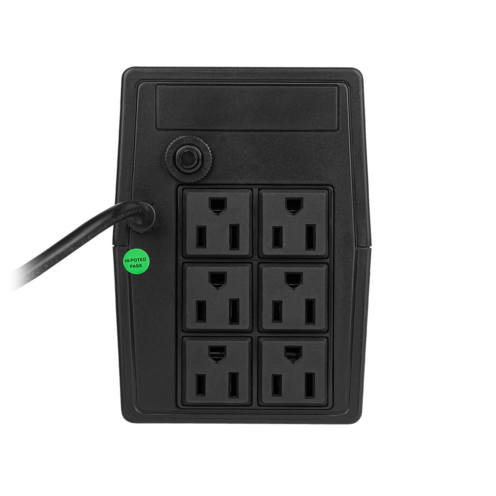 UPS Vorago UPS-400 No Break 1000VA/600W Batería Respaldo 6 Contactos