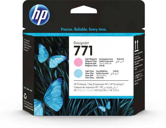 Cabezal hp lf 771 magenta claro/cyan claro z6200 775ml