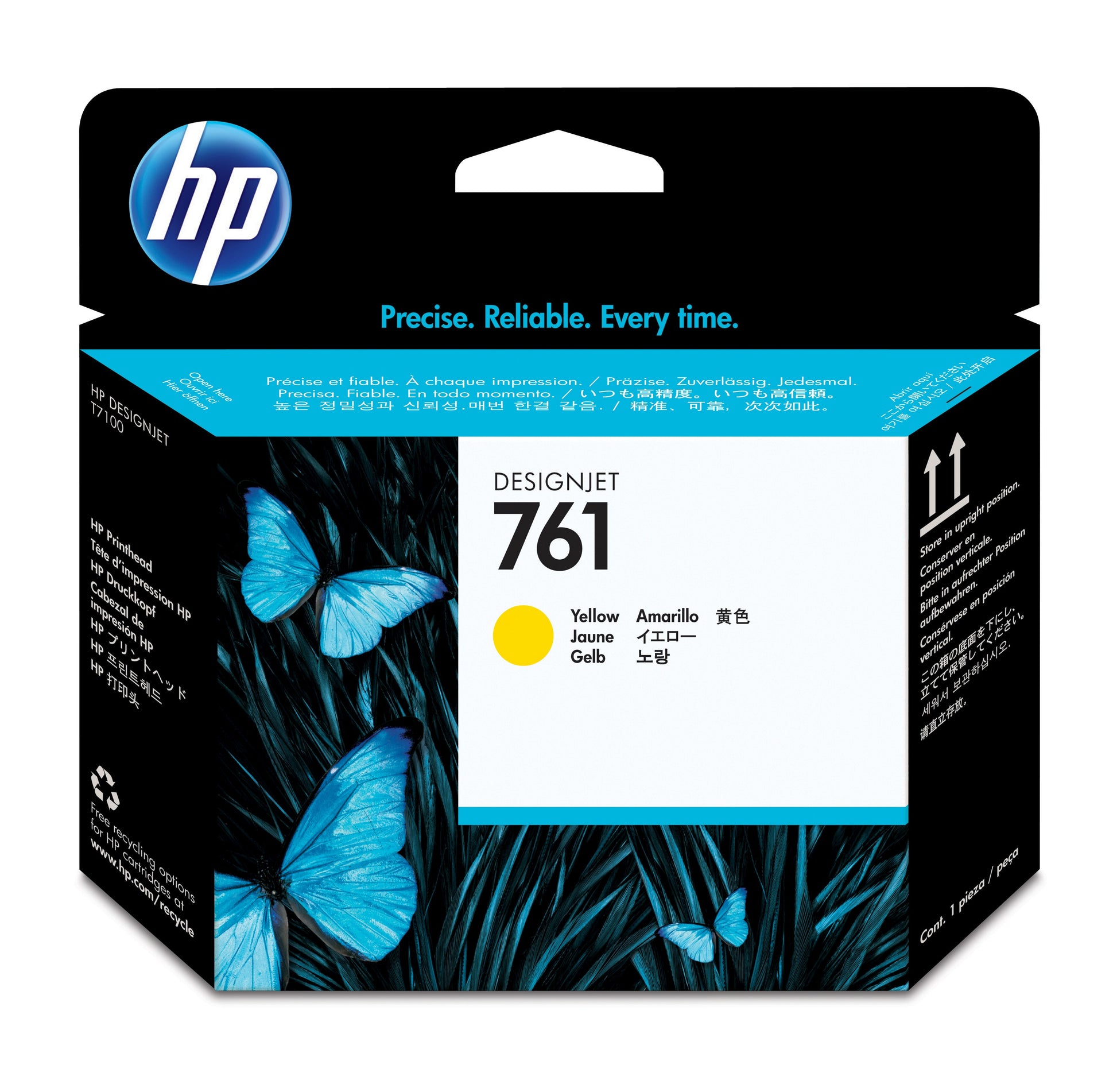Cabezal hp lf 761 amarillo t7100 400ml