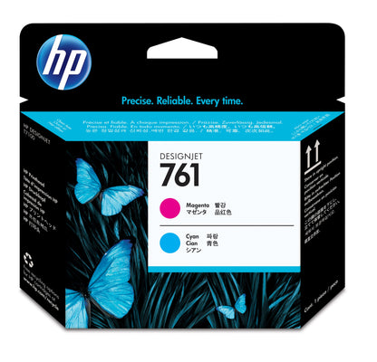 Cabezal hp lf 761 cyan/magenta t7100 400ml
