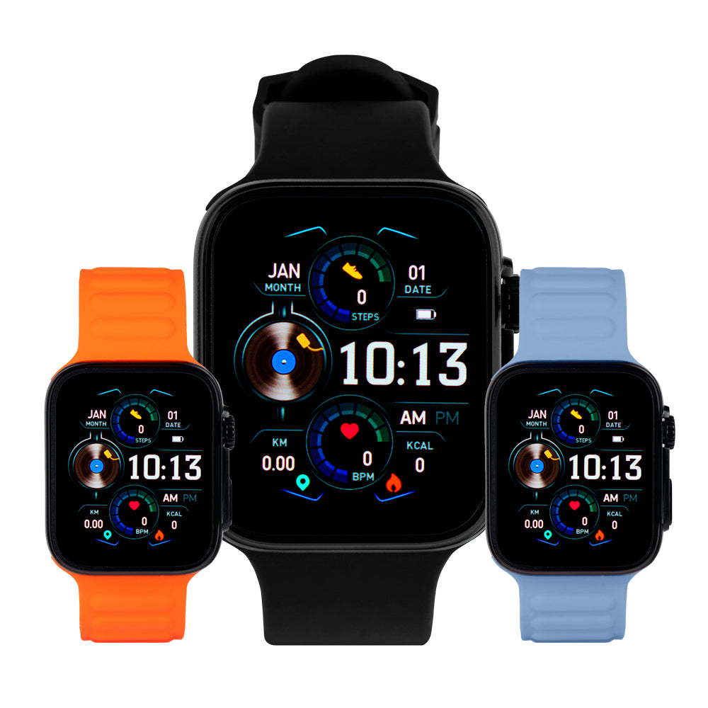 SMARTWATCH VORAGO SW-500 CUADRADO IP67  BT 5.1 AMOLED 1.78 LLAMADAS 3 EXTENSIBLES