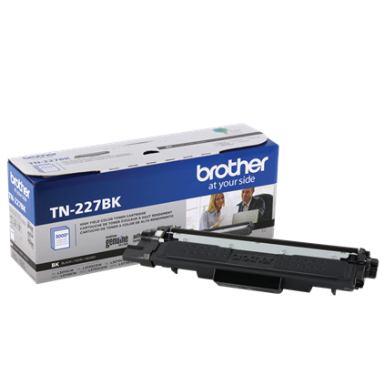 Toner Brother Genuine TN-227BK Negro Alto Rendimiento